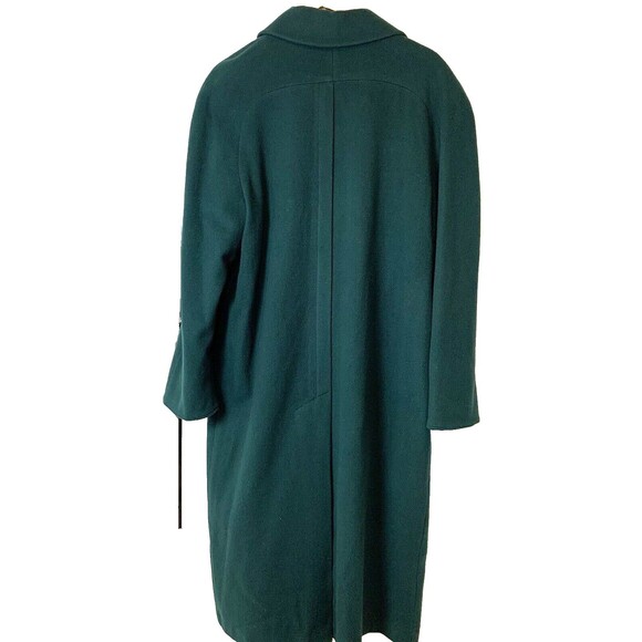 Collectibles Made in USA Overcoat Womens 14 Wool Blend Green  VTG 80s - Picture 3 of 11